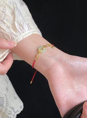 本命年红绳手链女手工编织手绳