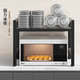 Kitchen microwave oven storage rack multifunctional storage