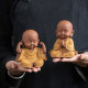 Zen purple sand four little monk tea pet ornaments