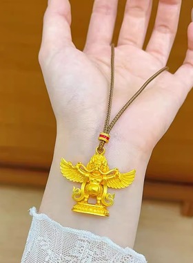 拂尘老师推荐九运腾飞金店同款吊坠大鹏翅膀皇冠项链奇门化解幸运