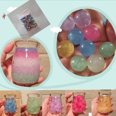 生命球水养水宝宝海洋宝宝水晶珠超大许愿瓶星空无毒玩具霸王 虎窝淘