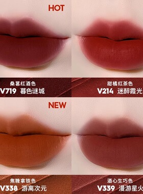 玛丽黛佳浓郁印记唇釉红石头空气感唇泥雾面哑光显白正品2.1ml