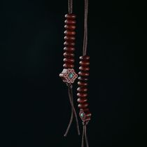 Tibetan sandalwood counter auspicious knot counter cultural toys side hanging bracelet accessories accessories pendant