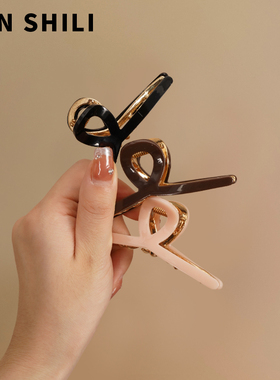 抓夹女中号适合头发量少的发夹