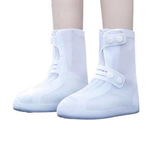 Rain boots for men and women waterproof rain boots for rainy days rainproof anti-slip rain boots thickened wear-resistant children's silicone water shoes