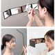 Four side mirror hairdressing rear view makeup mirror