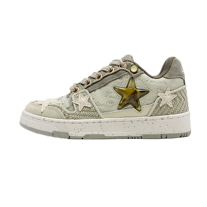 Kaalixto同款系列西湖龙井联名车澈情侣低帮增高板鞋男汉堡星星鞋,淘宝优惠券,粉丝福利购,淘宝优惠卷