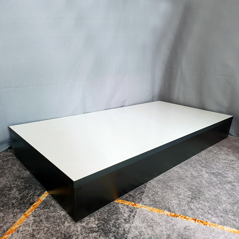 定制木质仿大理石地台服装店橱窗模特站展示台长方形婚纱摄影底座