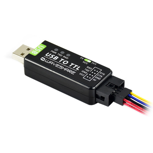 微雪FT232工业级 USB串口通讯模块 USB转TTL转换器 TTL转USB UART - 图3