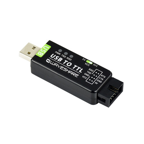 微雪FT232工业级 USB串口通讯模块 USB转TTL转换器 TTL转USB UART - 图1