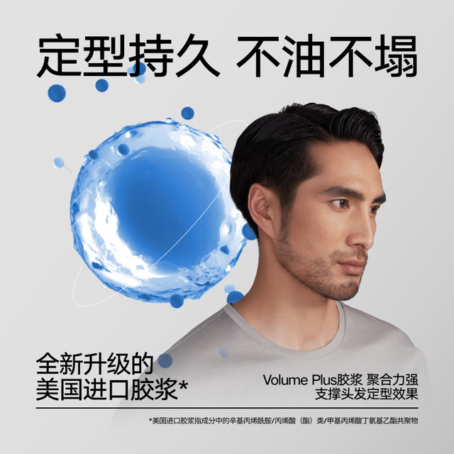 Reasonable hair spray setting men's hairstyle lasting gel cream hair drying gum hair mud wax fluffy