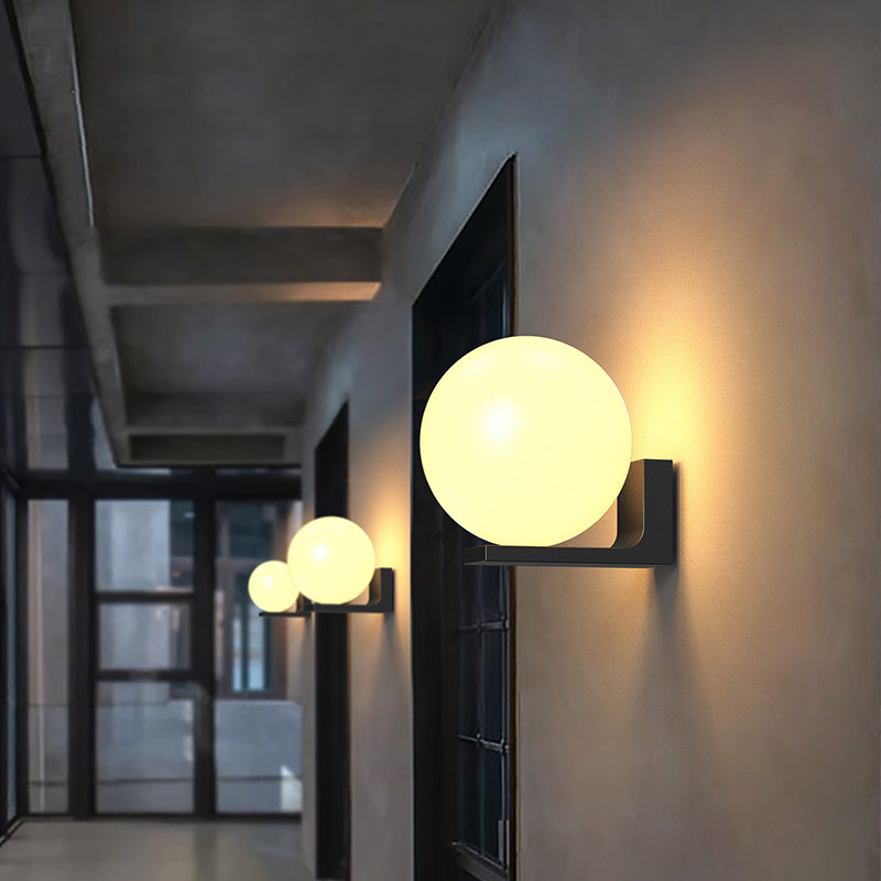 户外壁灯月球灯防水别墅露台阳台花园门墙壁灯别墅简约氛围庭院灯,淘宝优惠券,粉丝福利购,淘宝优惠卷