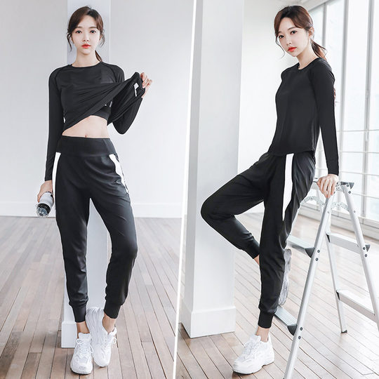 Women's quick-drying professional loose large size yoga clothing suit