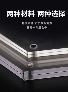六边形相框亚克力磁吸挂墙
