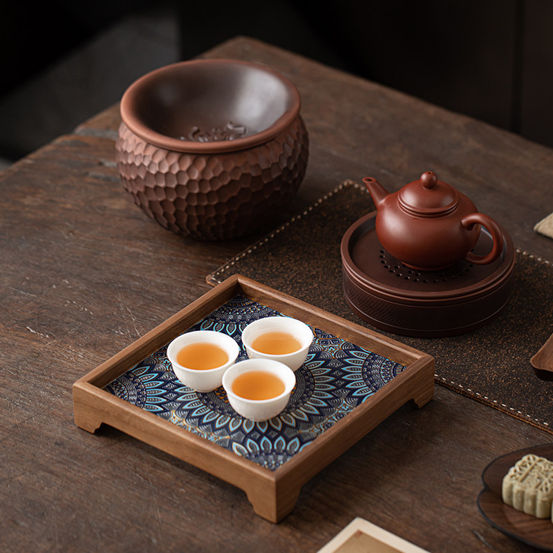 高端紫陶建水陶瓷茶渣缸分离水盂废水茶水缸储水桌面干泡台养壶承,淘宝优惠券,粉丝福利购,淘宝优惠卷