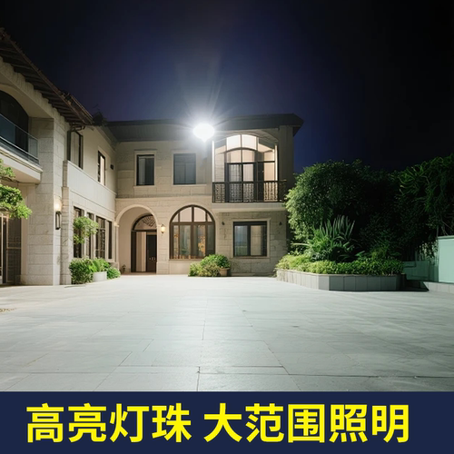 室外探照灯强光超亮工地夜间施工大面积led户外照明灯投光灯射灯 - 图0