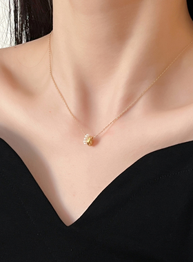 十里间s925银淡水珍珠圈圈项链