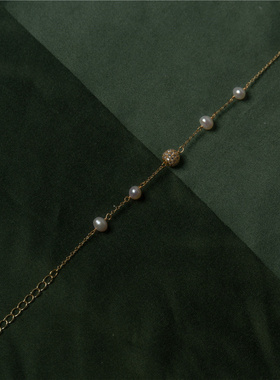 十里间路路通珍珠手链14k包金