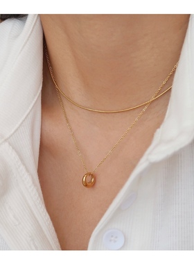 十里间【简约素链】叠戴漂亮项链