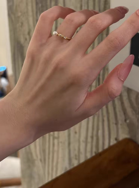 十里间s925银淡水珍珠戒指