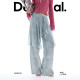 Desigual26 ພາກຮຽນ spring ແລະ summer ຜະລິດຕະພັນໃຫມ່ lightweight denim imitation denim ພິມສອງສິ້ນ culottes ກາງເກງຂອງແມ່ຍິງ