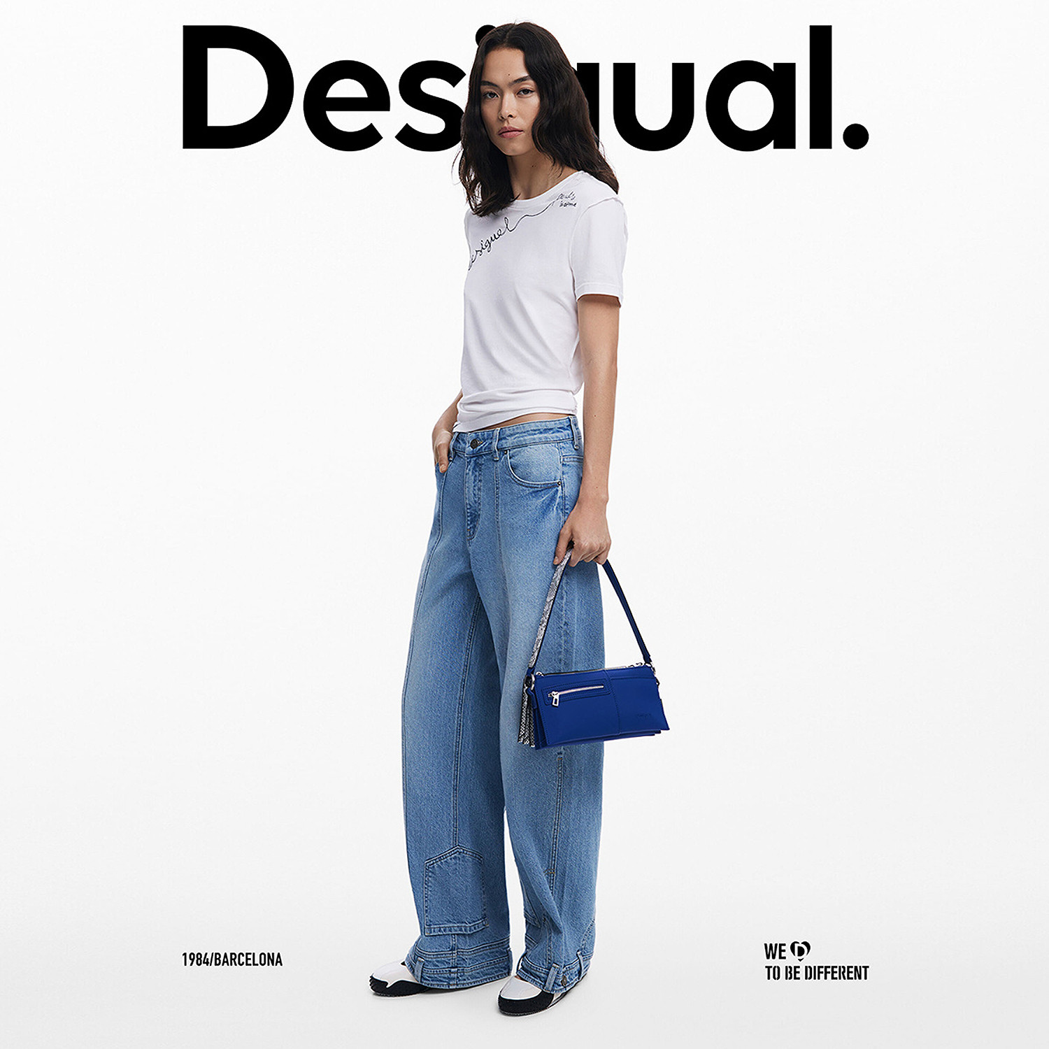 Desigual25秋冬新品蓝色皮革二合一蛇纹单肩手提包,淘宝优惠券,粉丝福利购,淘宝优惠卷
