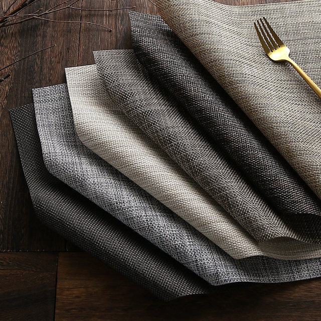 Nordic place mat Baipinliang rectangular dining table mat