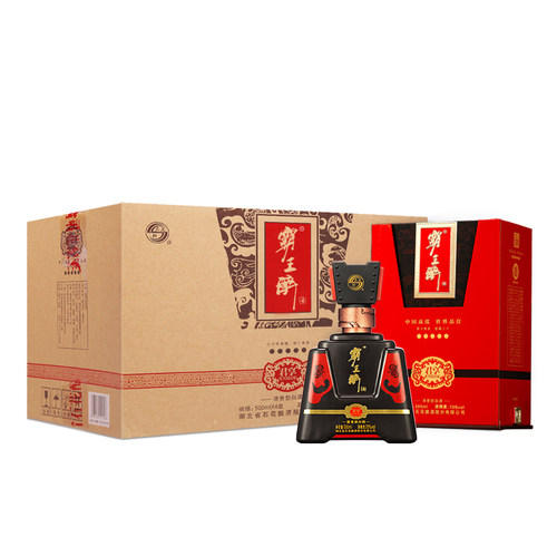 【酒厂直发】霸王醉君享70度清香型白酒原浆酒窖藏正品500ml*4瓶 - 图0