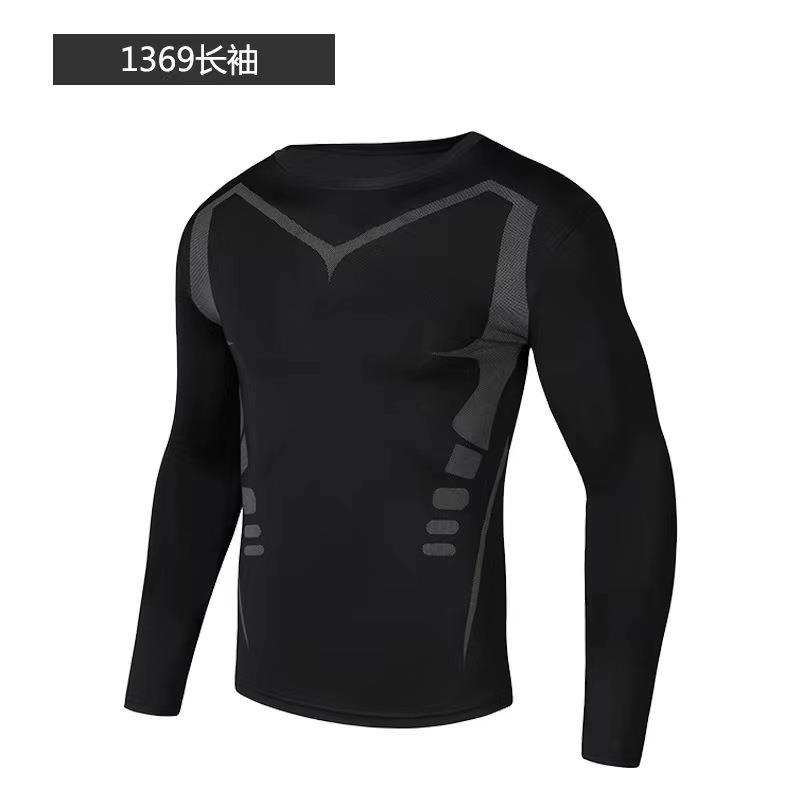 Science fiction fitness clothes, men's tight fitting - 图2