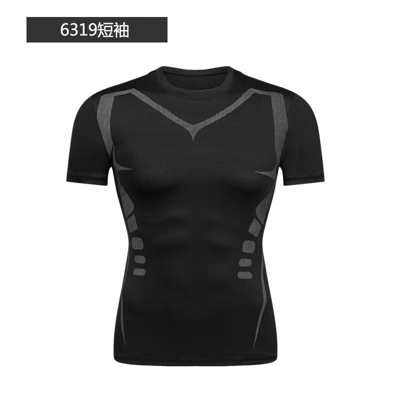 Science fiction fitness clothes, men's tight fitting - 图3