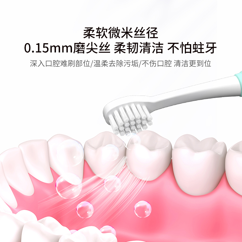 儿童牙刷软毛3-6-12岁杰米熊正版授权萌趣造型换牙期软毛独立装