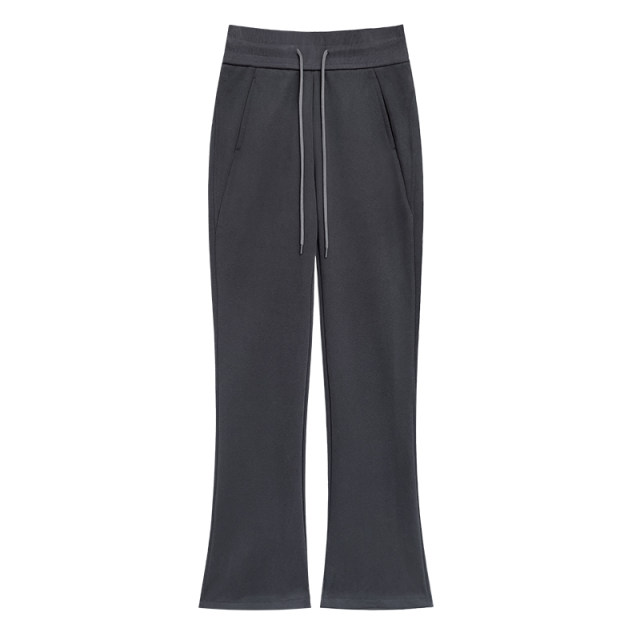 High waisted American style trousers plus fleece flared pants