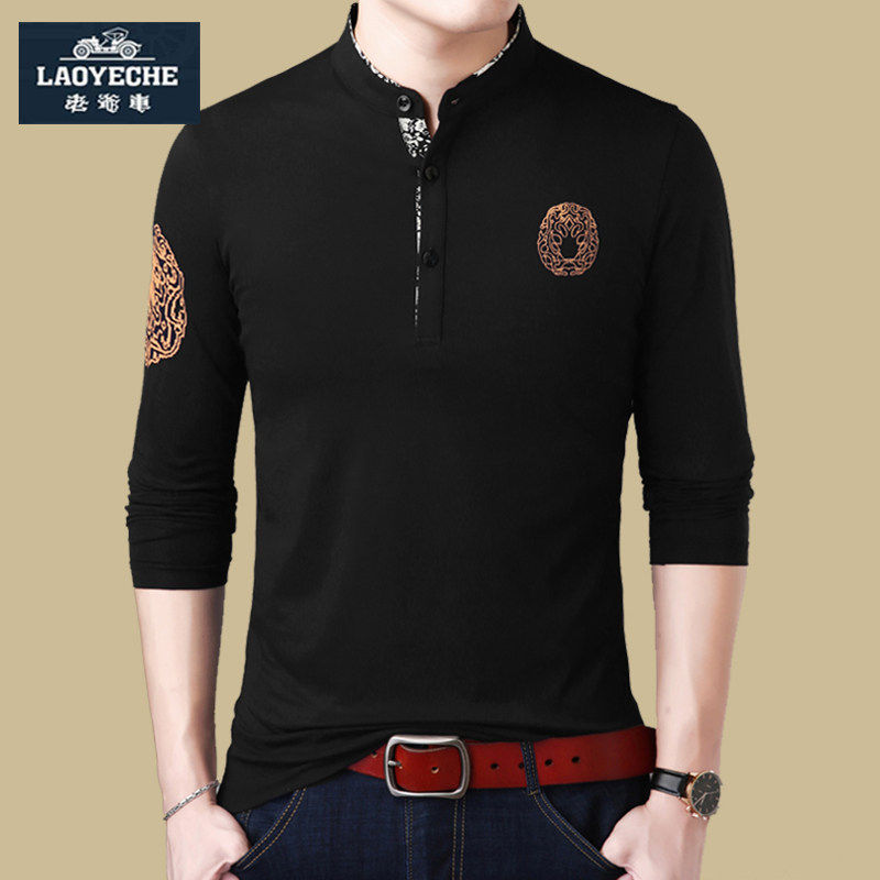 Classic car spring and autumn new men's clothing pure