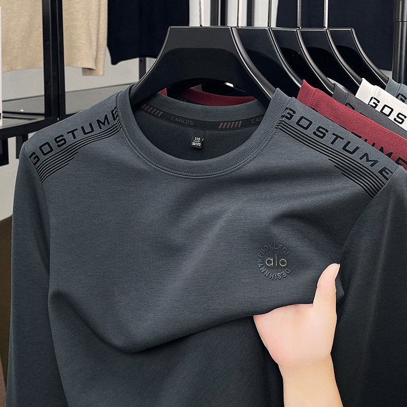 Classic car pure cotton round neck sweatshirt long sleeve t-shirt