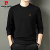 Pierre Cardin waffle long sleeve t-shirt for men