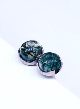 rockboil水草玛瑙舌钉波浪边内牙