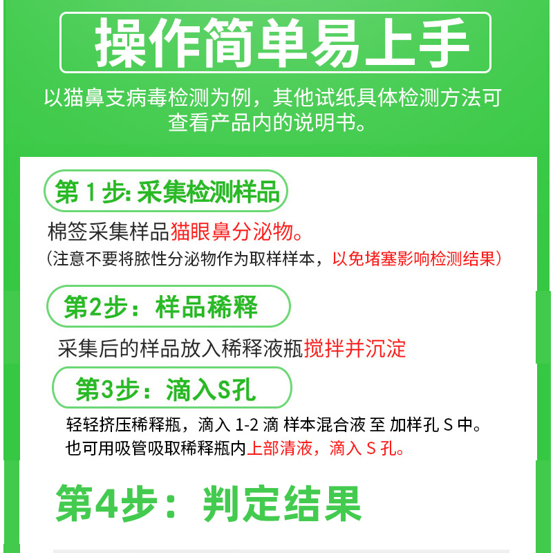 猫瘟猫鼻支猫杯状弓形虫狂犬检测套装