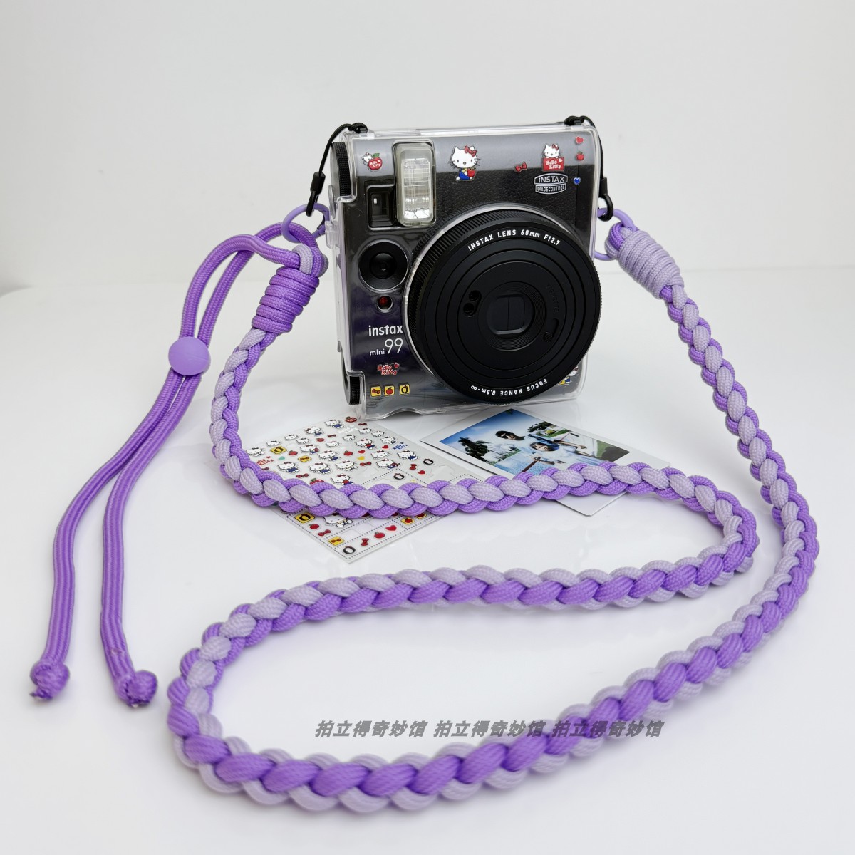 适用富士拍立得mini99相机透明保护壳套 迷你99镜头盖 包斜挎背带 - 图0