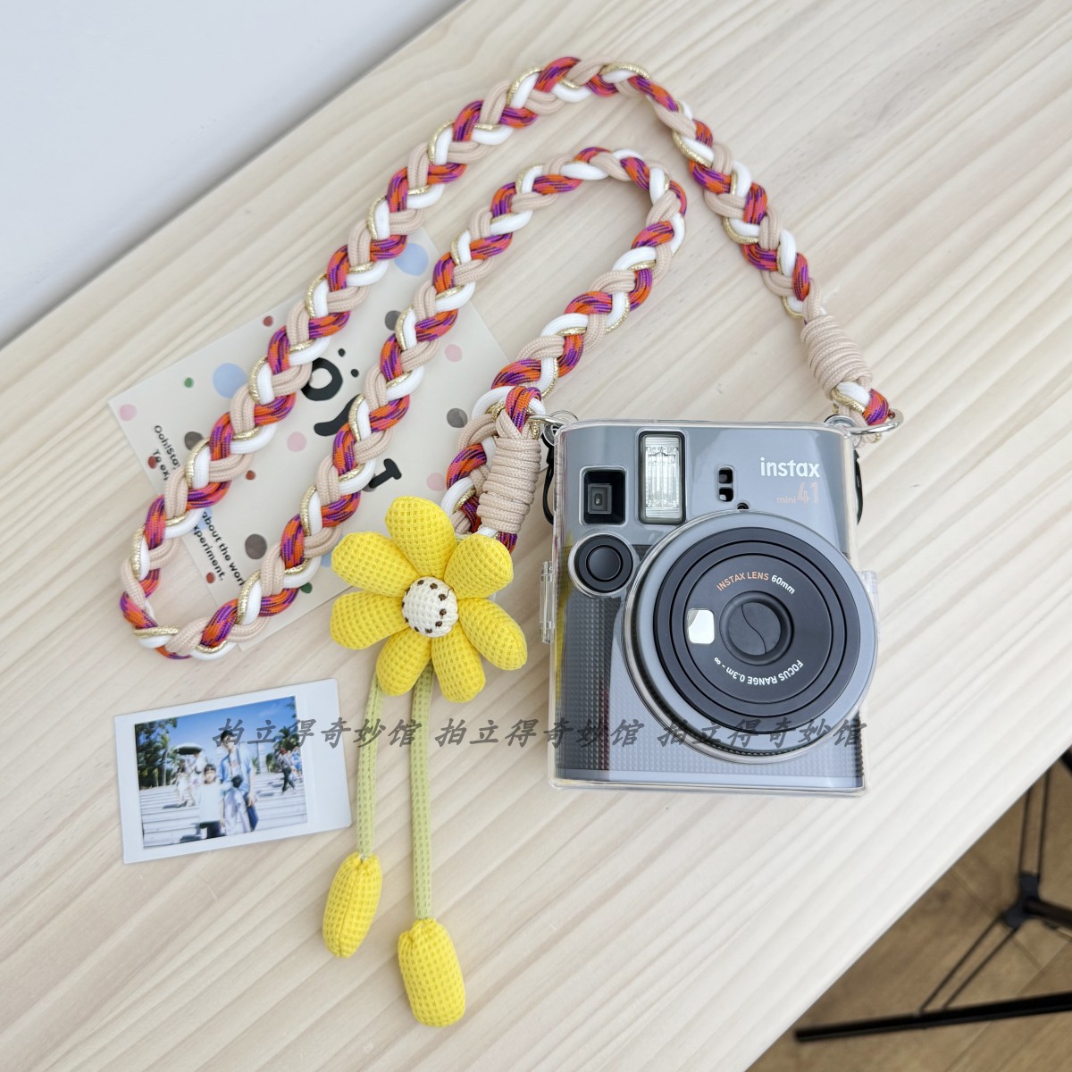 适用富士instax拍立得mini41保护壳保护套相机包收纳套透明壳配件 - 图1