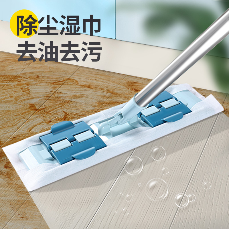 静电除尘拖把家用一拖除尘纸2024新款懒人一次性拖布平板拖地净
