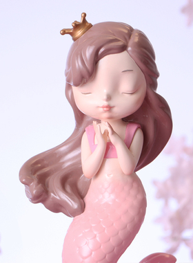 蓝色蜗牛艺术家装饰礼品桌面摆件