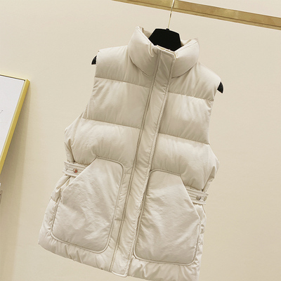 【凑单33】柒妖玖秋冬羽绒棉短款马甲
