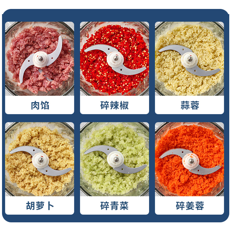 荣事达绞肉机家用电动小型多功能全自动搅拌料理打馅饺碎肉打肉馅