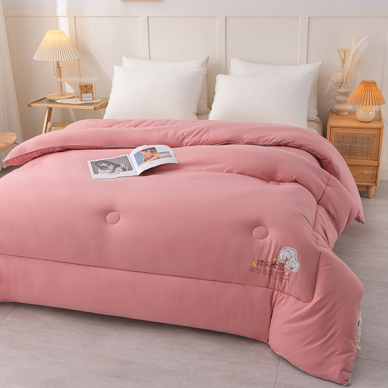 大豆纤维被子春秋被芯6斤加厚保暖冬被学生单人家用被褥10斤8特厚 - 图0