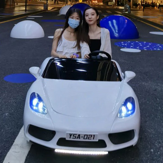 超大可坐大人宝宝遥控玩具车电动车 奇梦母婴儿童电动车