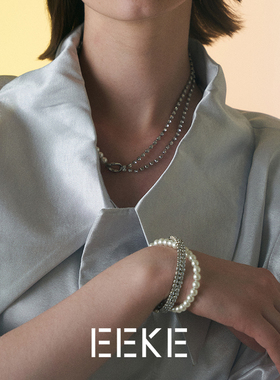 小众派对珍珠弹力ins手环