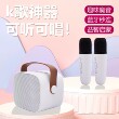 华鹃便携蓝牙小音响户外儿童迷你手持K歌神器唱歌话筒小型KTV无线音箱麦克风一体机卡拉OK玩具喊麦扩音器k12