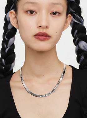 YURITAN深海蛇骨链钛钢情侣