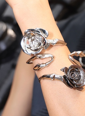 YURITAN甜酷风镀金手镯可调节