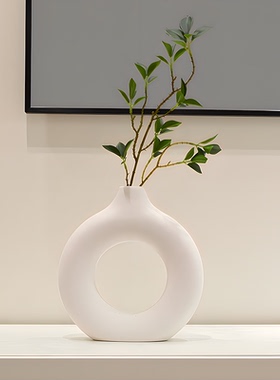 传统客厅玄关电视柜花瓶新中式